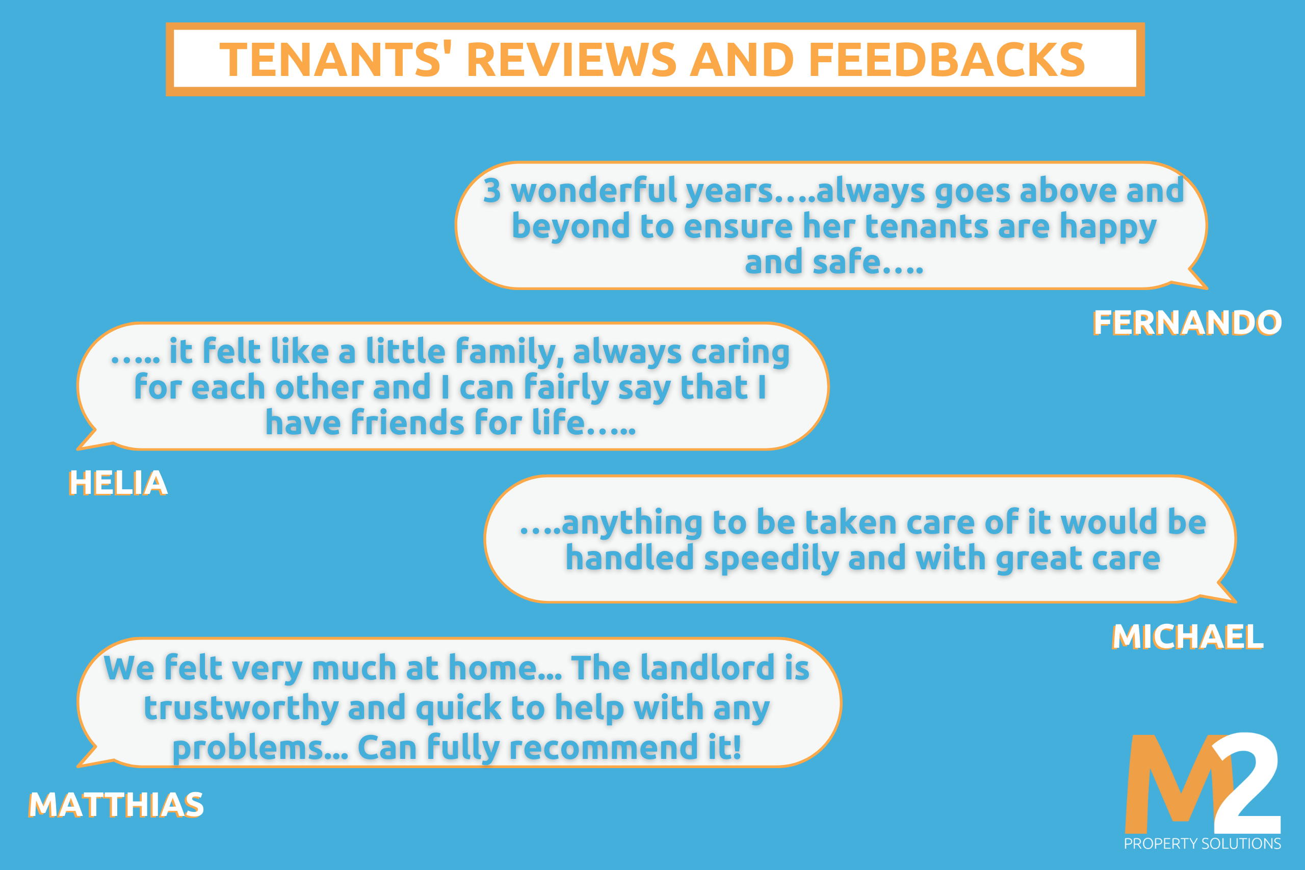 TENANT'S REVIEWS AND FEEDBACKS (1)